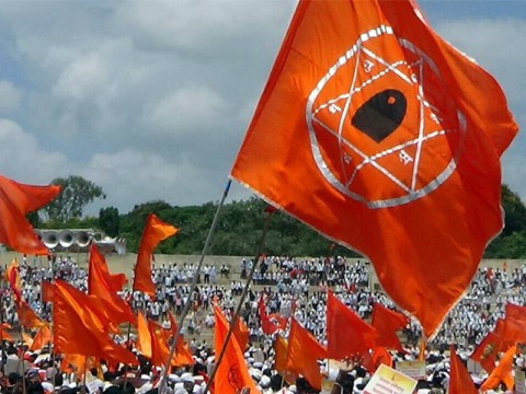 Lingayat flags India